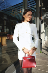 VIENNA BAG - BURGUNDY