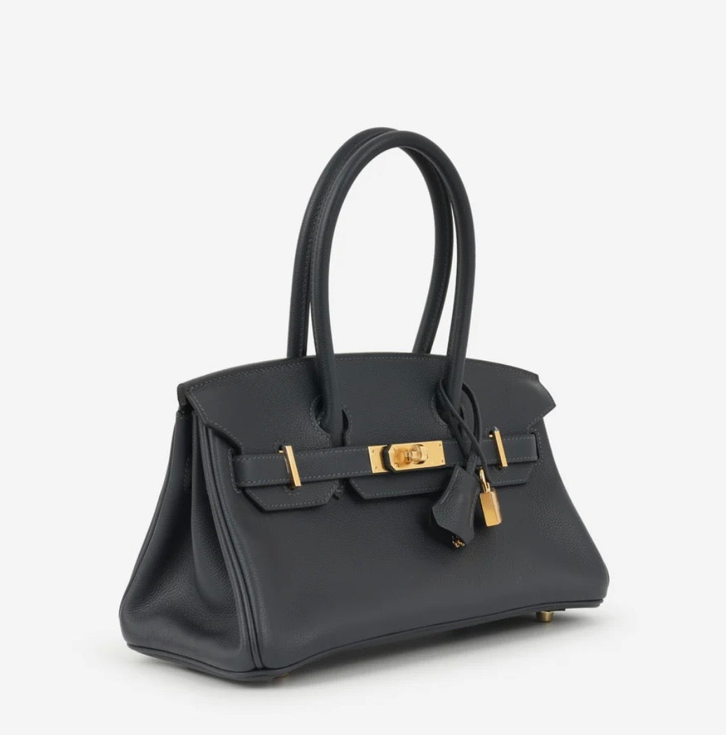 CAMILLE SHOULDER BAG - BLACK (GOLD)