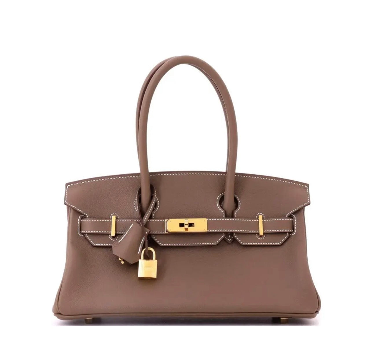 CAMILLE SHOULDER BAG - GREY (GOLD)