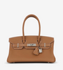 CAMILLE SHOULDER BAG - BROWN (SILVER)