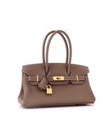 CAMILLE SHOULDER BAG - GREY (GOLD) - Maira Atelier