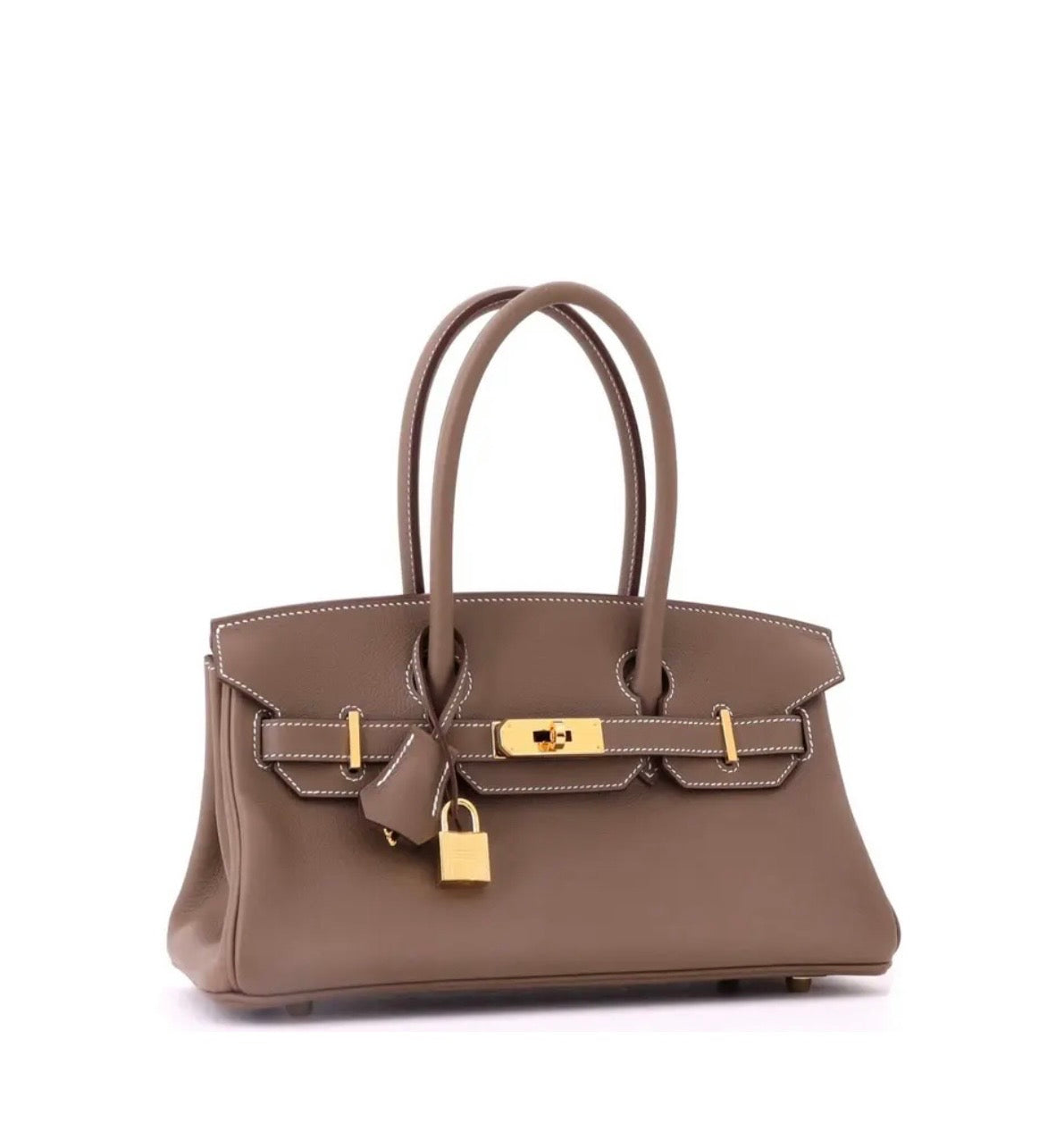 CAMILLE SHOULDER BAG - GREY (GOLD)