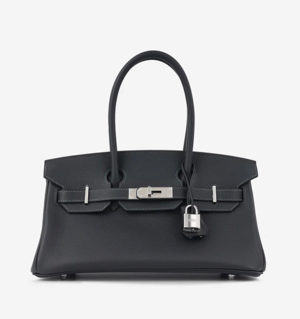 CAMILLE SHOULDER BAG - BLACK (SILVER)