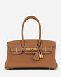 CAMILLE SHOULDER BAG - BROWN (GOLD)