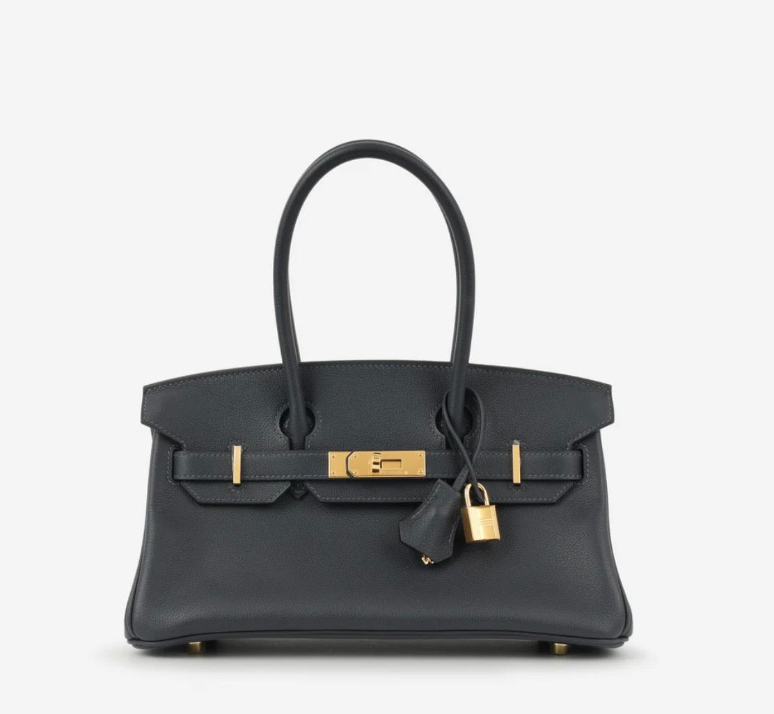 CAMILLE SHOULDER BAG - BLACK (GOLD)