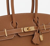 CAMILLE SHOULDER BAG - BROWN (GOLD) - Maira Atelier