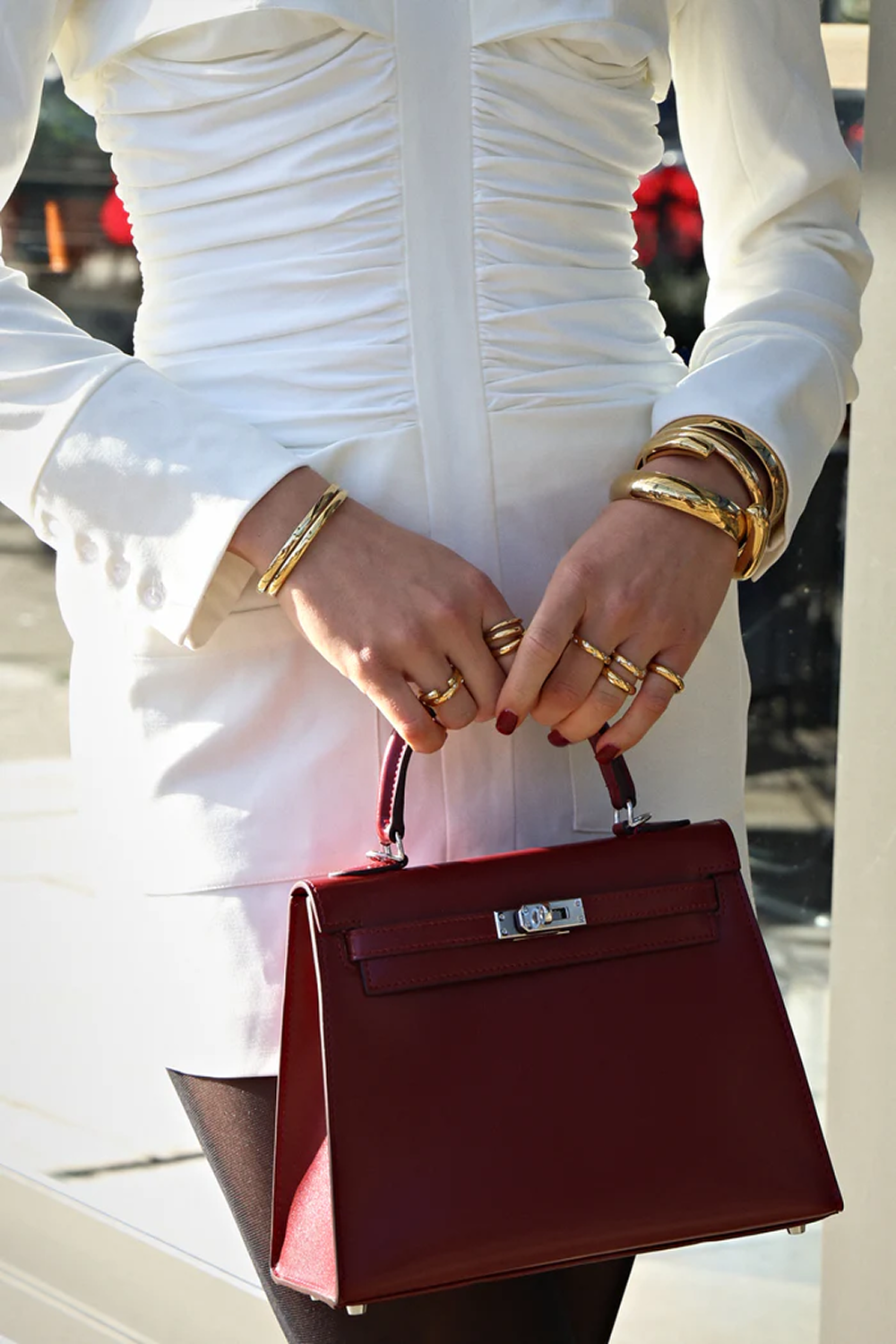 VIORA BAG - BURGUNDY