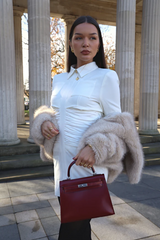 VIENNA BAG - BURGUNDY