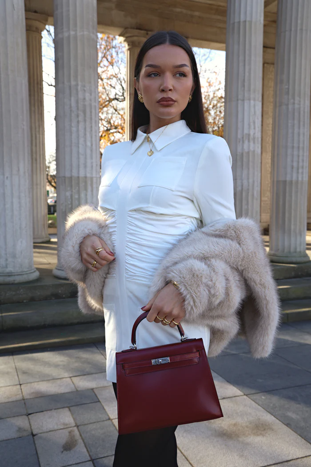 VIORA BAG - BURGUNDY